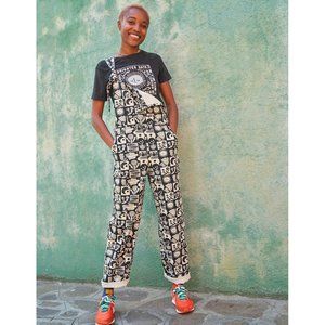 Lucy & Yak LE Easton Marina Organic Cotton Twill Dungarees - US 4R UK 8R BNWT